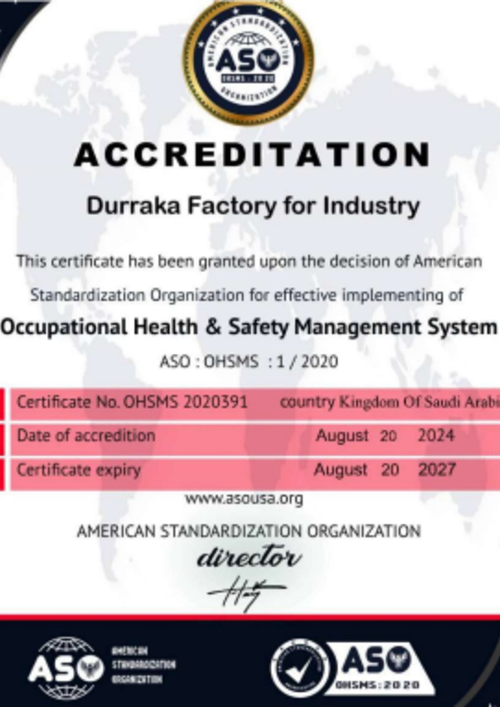ASO-OHSMS-Accreditation